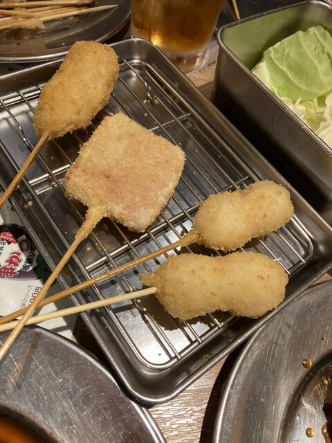 串かつ 松葉 ルクア大阪店 大阪 串揚げ 串かつ 食べログ