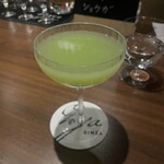 バー ゴヤ - マスカットのカクテル。あまったるくない、マスカットの皮と枝の味にウェイトがある感じ。おいしかった！