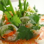 Hifumiya - ずわい蟹とシャキシャキ野菜の『ライスペーパーロール』