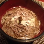 コントワール ミサゴ - 青首のガラで引いた鴨出汁のお蕎麦