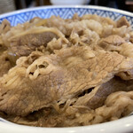 Yoshinoya - お肉の量は満足