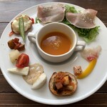 Kanazawa Italian BO・BO - 旬の前菜とスープの盛り合わせ