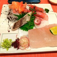 築地青空三代目  銀座三越 - コースの刺盛り