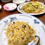 琉菊 - 半チャーハンと野菜炒めのセット
