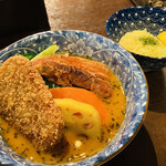 SAKURA BROWN - 『角煮の炙りと季節の旬菜カリー』
                                税込1,480円