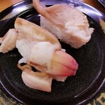 Sushiro - 生ほっき貝の食べ比べ