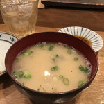 にぎりの一歩 - あら汁