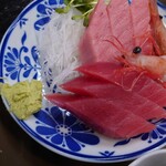 かつぎや - お刺身アップ