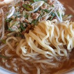 Shokujidokoro Nanroku - 麺は今期から「花やらーめん」の特注麺！