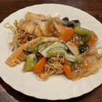 四川・東家 - 五目あんかけ焼きそば
