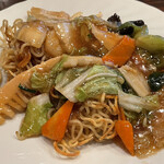 四川・東家 - 五目あんかけ焼きそば