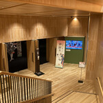 とらや - 地下に向かいます。