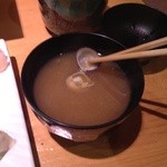 朝日寿司 総本店 - シジミのお味噌汁