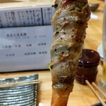 焼き鳥 ばかちん - 豚エビ巻