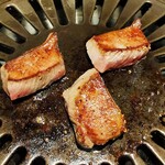 博多 焼肉 八十八 - 厚切りタン元ステーキ