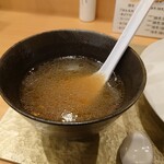 なにわ 麺次郎 - スープ割り