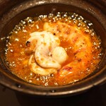 アカ - 車海老と雲子のアヒージョ