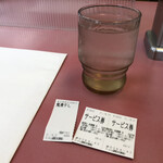 山岡家 - エプロンもらって待機中