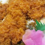 ニコニコ亭 - ソースカツ弁当(２枚丼) アップ