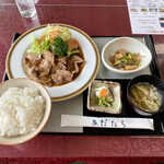 安達太良カントリークラブ - 麓山高原豚生姜焼定食