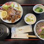 泉橋庵 - 白金豚味噌漬け焼き(1,210円)