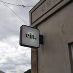 Rit. craft chocolate and coffee - 看板