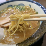 Nira Nanban Ramen Housuke - 麺アップ