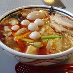 麺カフェ ひまわり - 大きな丼