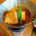 Ryokan Sazare Ishi Takashima - 煮物は練り物と玉子焼き