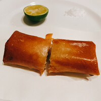 開化亭 - 新潟産ズワイガニの春巻き