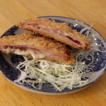 Thick-sliced ham cutlet