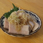 Toro pork sashimi