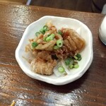 立呑酒場 タチキン - とり皮ポン酢100円