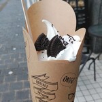 ソフトクリーム畑&チル アウト - ザクザククッキークレープ