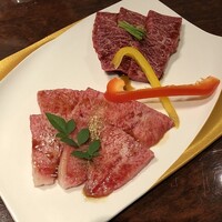 黒毛和牛焼肉 虎斑 北新地店 - ヒウチとハラミ