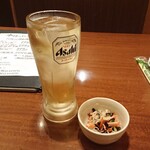 さかなや道場 - 一杯目のハイボール¥218税込とお通し¥328税込！？