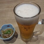 Naniwa Robata Hakkaku Dainago Yabiru Dinguten - 生ビール