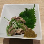 Naniwa Robata Hakkaku Dainago Yabiru Dinguten - 砂肝の酢モツ