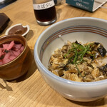 Kaoru Tsukesoba Sobana - 〆の自家製燻製サバご飯