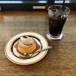 コーヒーハウス ニシヤ - プリン、コーヒー