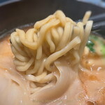 自由が丘 蔭山樓 - そばはコシがあり伸びないのが素晴らしい