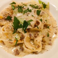 リストランテ ラ チャウ - ラム肉のラグーとキャベツのクリームソース　タリアテッレ