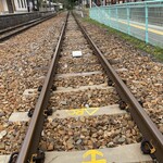 ヤツレン ソフトクリーム売店 - また踏切を超えて