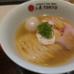 入鹿TOKYO - 柚子塩らぁ麺、煮玉子