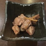 宮崎地鶏炭火焼 車 - 肝煮