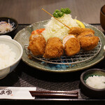 Teuchi Tonkatsu Shimaya - ひれかつ定食　おろしポン酢付