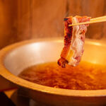 炭火焼き鳥 鶏尽 花れ - 【冬季限定】大和肉鶏のつゆしゃぶ鍋※その他のシーズンはご相談ください