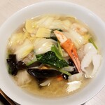 中国料理朱夏 - 海鮮あんかけ麺　1350円