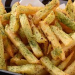 Heap of garlic fries