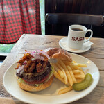 GRILL BURGER CLUB SASA - "限定10食" 【11月のMonthly Burger】  『ホットクランキーポークBurger¥1150』 ※平日ランチは、ソフトドリンク付